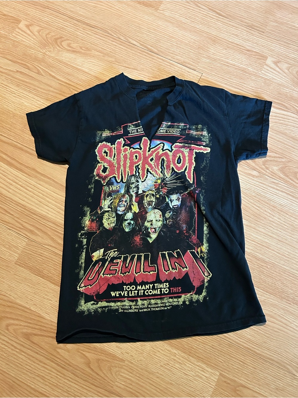 Slipknot The Devil in I Band Tee Ripped Small